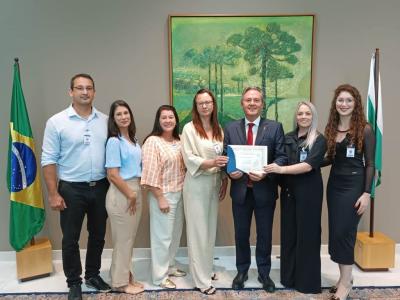 SOS de Laranjeiras do Sul recebe prÃªmio Atitude Inovadora em curitiba